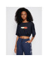 Tommy Jeans Blúz Cropped UW0UW02948 Sötétkék Regular Fit - Pepit.hu