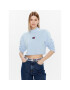 Tommy Jeans Blúz DW0DW14884 Kék Cropped Fit - Pepit.hu