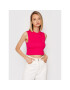 Tommy Jeans Blúz Tjw Mockneck DW0DW10446 Rózsaszín Cropped Fit - Pepit.hu