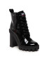 Tommy Jeans Bokacsizma Patent Lace Up High Heel Boot EN0EN01545 Fekete - Pepit.hu