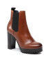 Tommy Jeans Bokacsizma Pin Logo Heeled Chelsea Boot EN0EN00686 Barna - Pepit.hu