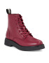 Tommy Jeans Bokacsizma Tjw Lace Up Flat Boot EN0EN02310 Piros - Pepit.hu