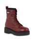 Tommy Jeans Bokacsizma Tjw Urban Boot Tumbled Ltr Wl EN0EN02317 Piros - Pepit.hu