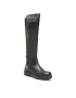 Tommy Jeans Csizma Long Leather Boot EN0EN01993 Fekete - Pepit.hu