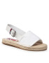 Tommy Jeans Espadrilles Essential Flat Sandal EN0EN01437 Fehér - Pepit.hu