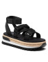 Tommy Jeans Espadrilles Rope Cleated Sandal EN0EN01804 Fekete - Pepit.hu