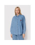 Tommy Jeans Farmering Chambray Badge DW0DW13713 Kék Boyfriend Fit - Pepit.hu