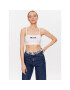 Tommy Jeans Felső DW0DW15458 Fehér Cropped Fit - Pepit.hu