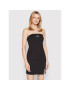 Tommy Jeans Hétköznapi ruha Signature Bodycon DW0DW12884 Fekete Slim Fit - Pepit.hu