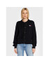 Tommy Jeans Kardigán Badge Cable DW0DW14263 Fekete Oversize - Pepit.hu