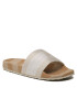 Tommy Jeans Papucs Th Woven Slide FW0FW07259 Bézs - Pepit.hu