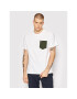 Tommy Jeans Póló Contrast Pocket DM0DM11439 Fehér Regular Fit - Pepit.hu