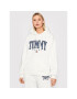 Tommy Jeans Pulóver Collegiate DW0DW12102 Fehér Relaxed Fit - Pepit.hu