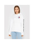 Tommy Jeans Pulóver Peace Smiley DW0DW11466 Fehér Oversize - Pepit.hu