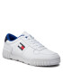 Tommy Jeans Sportcipő Retro Leather Cupsole EM0EM01068 Fehér - Pepit.hu