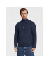 Tommy Jeans Sweater Badge Zip Mock DM0DM15383 Sötétkék Relaxed Fit - Pepit.hu