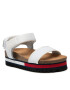 Tommy Jeans Szandál Flag Outsole Sandal EN0EN01806 Fehér - Pepit.hu