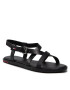 Tommy Jeans Szandál Leather Sandal EN0EN01809 Fekete - Pepit.hu