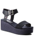 Tommy Jeans Szandál Sporty Denim Flatform Sandal EN0EN00221 Sötétkék - Pepit.hu