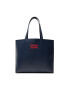 Tommy Jeans Táska Essemtial Pu Tote AW0AW10153 Sötétkék - Pepit.hu