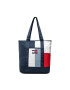 Tommy Jeans Táska Tjw Heritage Tote Corp AW0AW12412 Sötétkék - Pepit.hu