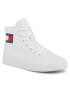 Tommy Jeans Teniszcipő Wmns Mid Cut Lace Up Vulc EN0EN00937 Fehér - Pepit.hu