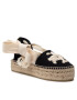 Tory Burch Espadrilles Woven Double Espadrille 140308 Fekete - Pepit.hu