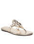 Tory Burch Flip-flops Miller Metallic Wrinkled Leather 90590 Arany - Pepit.hu