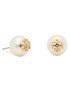 Tory Burch Fülbevaló Crystal Pearl Stud Earring 11165514 Fehér - Pepit.hu