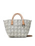 Tory Burch Táska Canvas Basketweave Small Tote 146547 Zöld - Pepit.hu