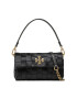 Tory Burch Táska Kiara Woven Satin Small Flap Shoulder Bag 142693 Fekete - Pepit.hu