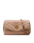 Tory Burch Táska Kira Chevron Chain Wallet 90343 Bézs - Pepit.hu