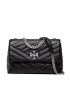 Tory Burch Táska Kira Chevron Small Convertible Shoulder Bag 90452 Fekete - Pepit.hu