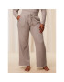 Triumph Pizsama nadrág Thermal MyWear Wide Leg Trousers 10216564 Bézs Regular Fit - Pepit.hu