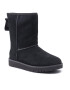 Ugg Cipő W Classic Short Logo Zip 1122672 Fekete - Pepit.hu