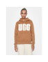 Ugg Pulóver Rey fluff Logo Hoodie 1144506 Barna Regular Fit - Pepit.hu