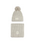 Ugg Sál és sapka szett W Knit Beanie W Pom And Scarf 21883 Szürke - Pepit.hu