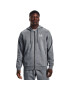 Under Armour Pulóver UA Essential Fleece FZ Hood 1373881 Szürke Regular Fit - Pepit.hu