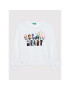 United Colors Of Benetton Pulóver 3J68C101I Fehér Regular Fit - Pepit.hu