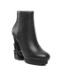 United Nude Bokacsizma Glam Bootie 1070901165 Fekete - Pepit.hu