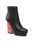 United Nude Bokacsizma Glam Bootie 10709758165 Fekete - Pepit.hu