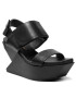 United Nude Szandál Delta Wedge Sandal 1041301156 Fekete - Pepit.hu