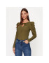 Vero Moda Blúz 10296235 Zöld Tight Fit - Pepit.hu