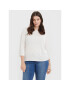 Vero Moda Curve Blúz Vebia 10279540 Fehér Regular Fit - Pepit.hu