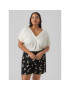 Vero Moda Curve Póló 10289794 Fehér Wide Fit - Pepit.hu