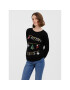 Vero Moda Sweater Merryxmas 10272463 Fekete Regular Fit - Pepit.hu