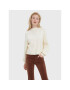 Vero Moda Sweater Nancy 10268604 Ekru Regular Fit - Pepit.hu