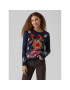 Vero Moda Sweater New Frosty Deer 10272616 Sötétkék Regular Fit - Pepit.hu