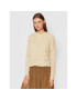 Vero Moda Sweater Stinna 10253212 Bézs Relaxed Fit - Pepit.hu