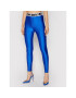 Versace Jeans Couture Leggings Shiny Lycra Sumatra 71HAC101 Kék Slim Fit - Pepit.hu